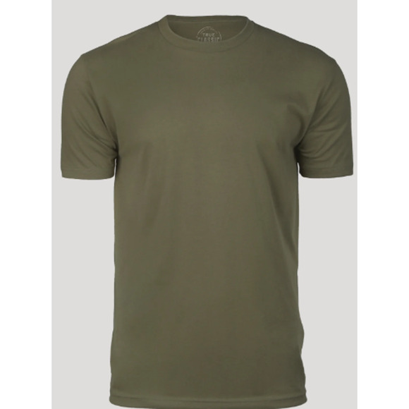 New True Classic Men's Crewneck T-Shirt, Military Green Size 2XL - Picture 1 of 3